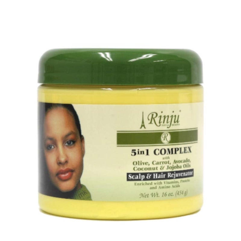 Rinju 5in1 Complex Scalp  Hair Rejuvenator Cream 16 Oz 454 g